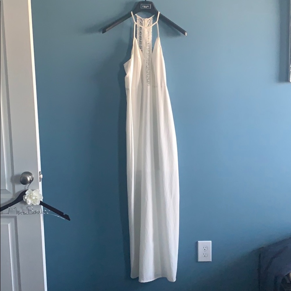 Long white dress